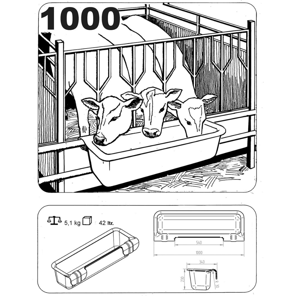 Sile 1000, uzkarināma, 42 litri